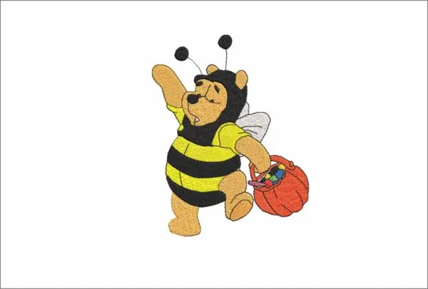 Pooh in Bee outfit