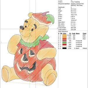 Pooh in Pumpkin