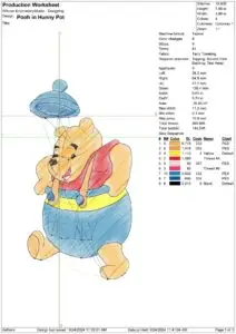 Pooh in Huney pot