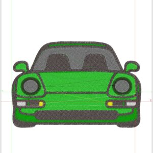 car embroidery design