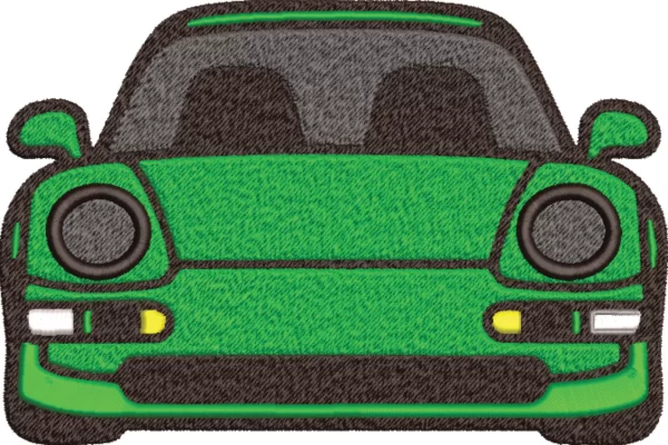 car embroidery design