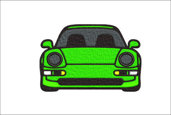 car embroidery design