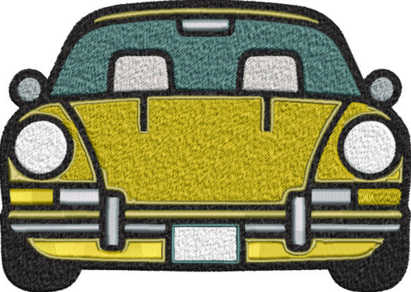 car embroidery design