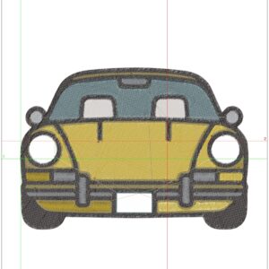 car embroidery design