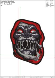 Red Eye Skull