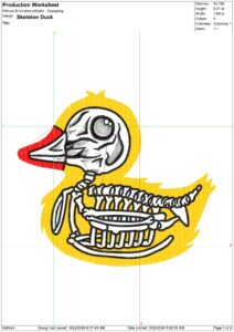 Skeleton Duck