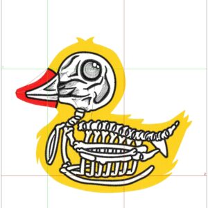 Skeleton Duck