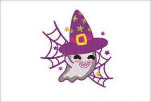 Halloween embroidery design