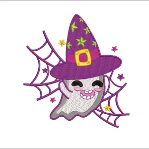 Halloween embroidery design