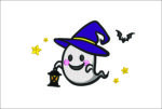 Halloween embroidery design