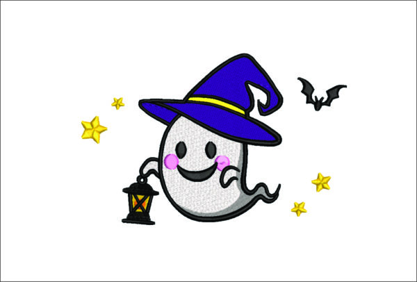 Halloween embroidery design