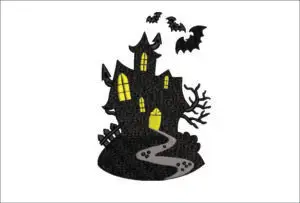 Halloween embroidery design