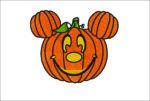 Halloween embroidery design