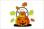 Halloween embroidery design