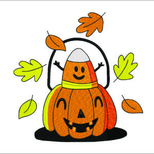 Halloween embroidery design