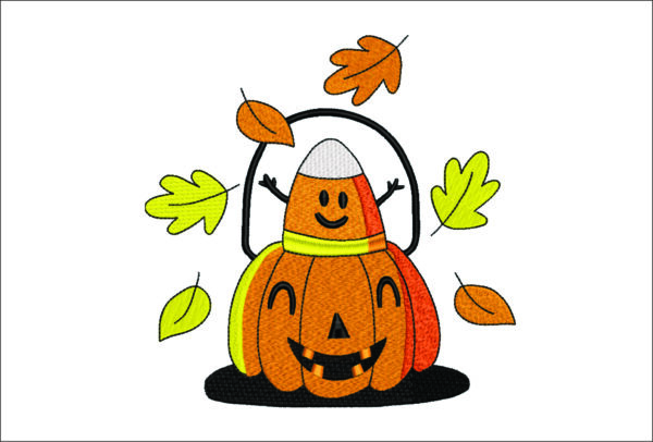 Halloween embroidery design