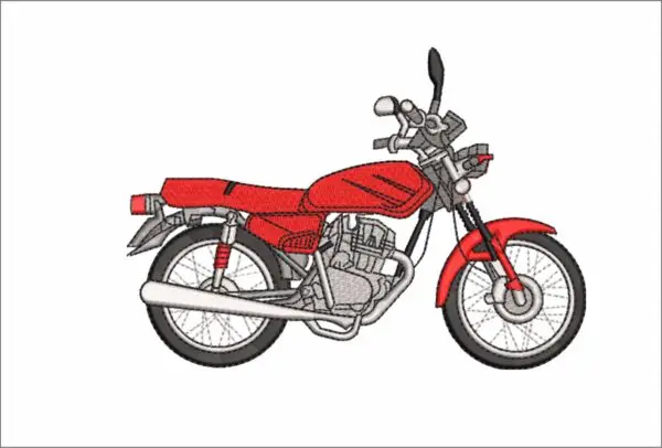 Motorbike Embroidery