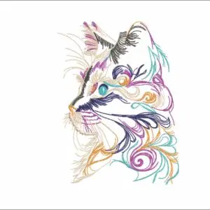 Cat embroidery designs