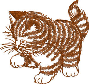 Cat embroidery designs