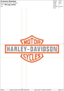 Harley Davidson Embroidery