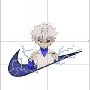 Anime embroidery design