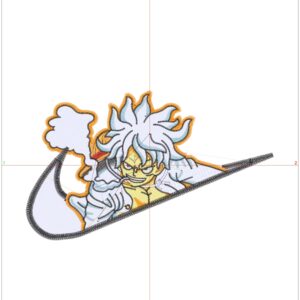 Anime embroidery design