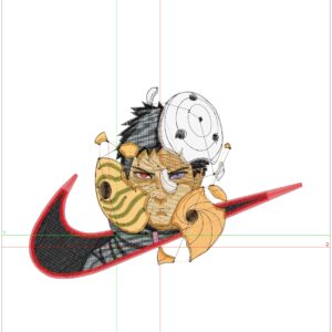 Anime embroidery design