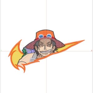 Anime embroidery design