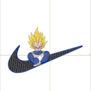 Anime embroidery design