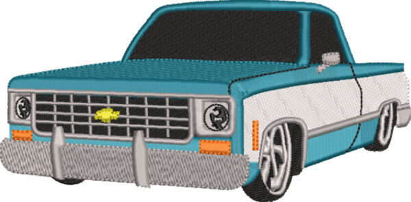 Car embroidery design