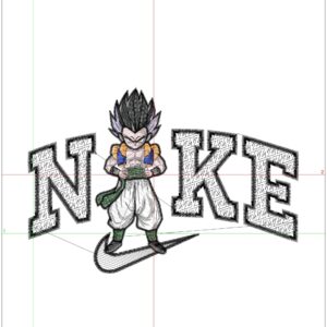 Anime embroidery design