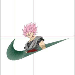 Anime embroidery design