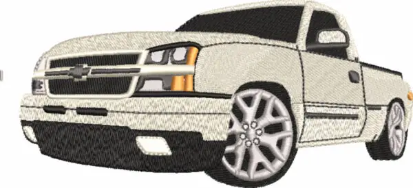 Car embroidery design