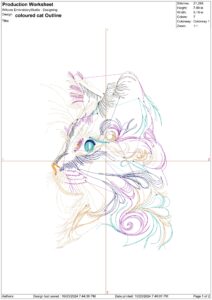 Cat embroidery designs