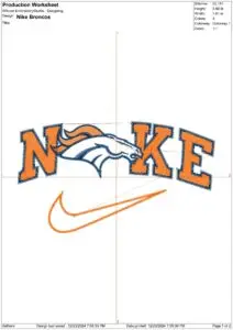 NFL Embroidery Design