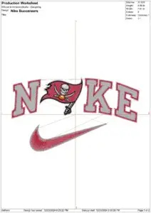 NFL Embroidery Design