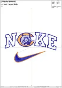 NFL Embroidery Design