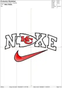 NFL Embroidery Design