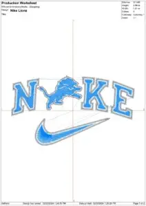 NFL Embroidery Design