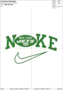 NFL Embroidery Design