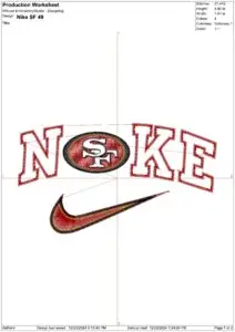 NFL Embroidery Design