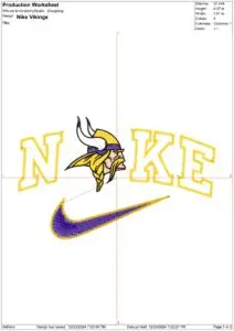 NFL Embroidery Design