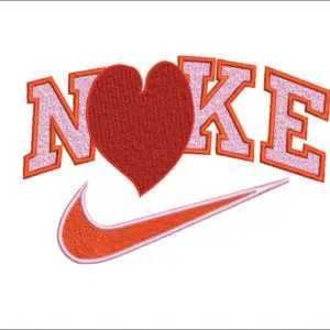 Nike Embroidery Hearts