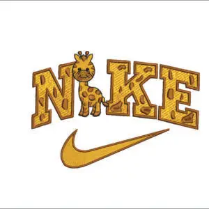 Nike embroidery design