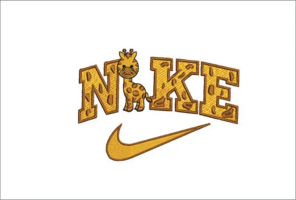 Nike embroidery design