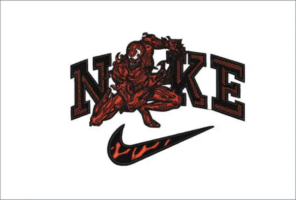 Nike embroidery design