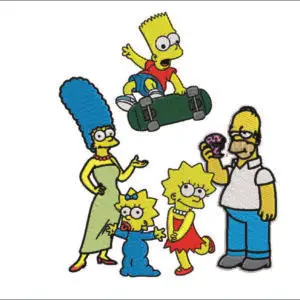 Simpsons Embroidery Designs