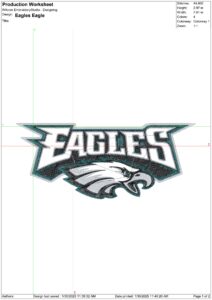 Eagles Embroidery