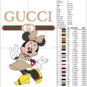 Gucci Embroidery Design