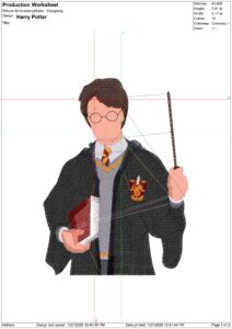 Harry Potter embroidery